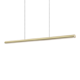 Lámpara colgante Ideal Lux Dorica LED 35W regulable 140cm latón — ref. 366449 (1)