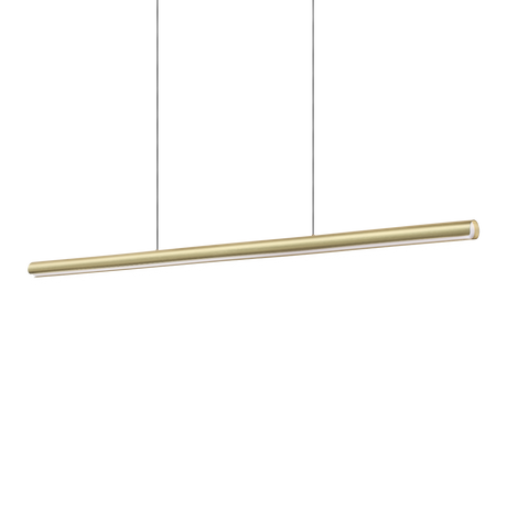 Lámpara colgante Ideal Lux Dorica LED 35W regulable 140cm latón — ref. 366449 (1)