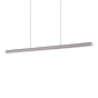 Lámpara colgante Ideal Lux Dorica LED 35W regulable 140cm gris — ref. 366463 (1)