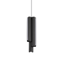 Lámpara colgante Ideal Lux Dorica negro LED 3 luces 27W regulable Ø9,5cm 366487