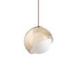 Lámpara colgante Ideal Lux Bloom latón cristal 42W Ø30cm 366685