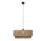 Lámpara de techo colgante Trio Smilla LED negro mate 3000K 150cm 366890136