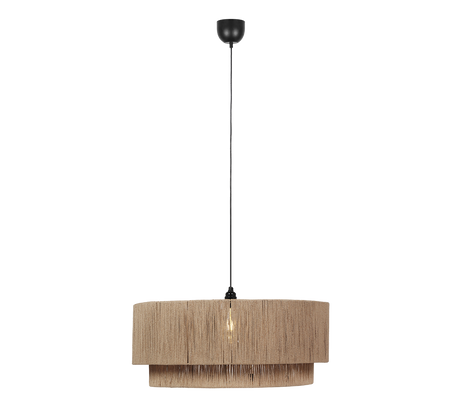 Lámpara de techo colgante Trio Smilla LED negro mate 3000K 150cm 366890136