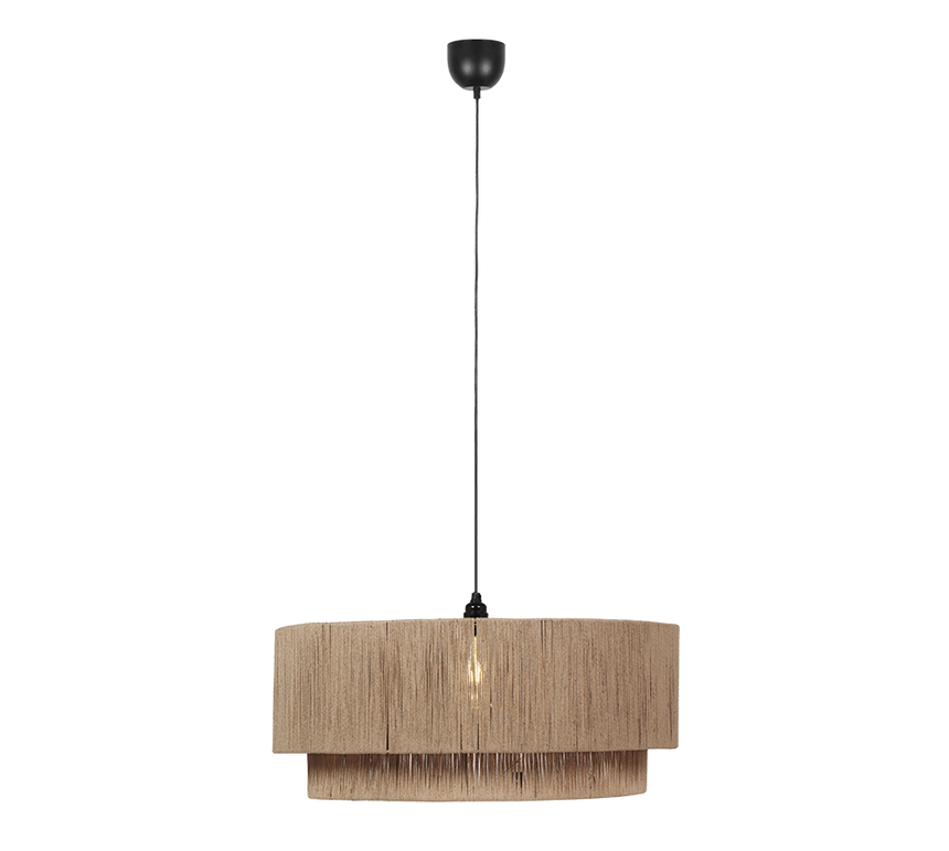 Lámpara de techo colgante Trio Smilla LED negro mate 3000K 150cm 366890136