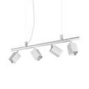 Lámpara colgante Ideal Lux Dynamite blanco 4 luces 112W Ø76cm 367453