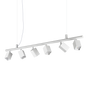 Lámpara colgante Ideal Lux Dynamite blanco 6 luces 168W Ø115,5cm 367460