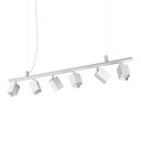 Lámpara colgante Ideal Lux Dynamite blanco 6 luces 168W Ø115,5cm 367460