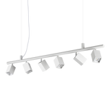 Lámpara colgante Ideal Lux Dynamite blanco 6 luces 168W Ø115,5cm 367460
