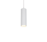 Lámpara de techo colgante Trio Soka LED blanco mate 3000K 150cm 367700131