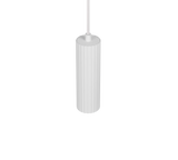 Lámpara de techo colgante Trio Soka LED blanco mate 3000K 150cm 367700131