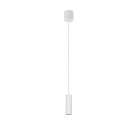 Lámpara de techo colgante Trio Soka LED blanco mate 3000K 150cm 367700131