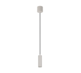 Lámpara de techo colgante Trio Soka LED gris cálido 3000K 150cm 367700176