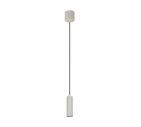 Lámpara de techo colgante Trio Soka LED gris cálido 3000K 150cm 367700176