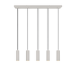 Lámpara de techo colgante Trio Soka LED gris cálido 3000K 150cm 367700576