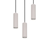 Lámpara de techo colgante Trio Soka LED gris cálido 3000K 150cm 367730376