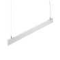 Sistema lineal Ideal Lux Steel LED 2 luces 38W 3000K regulable 119,2cm blanco — ref. 368832 (1)