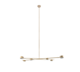 Lámpara de techo colgante Trio Coda LED warm beige 2700K 180cm 369000643