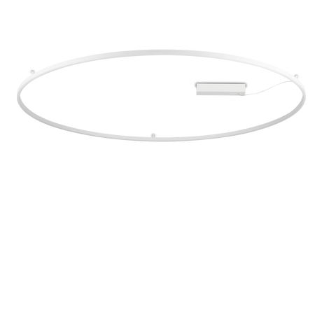 Plafón de techo Ideal Lux Oracle Slim blanco LED 81W Ø150cm 370361