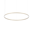 Lámpara colgante Ideal Lux Oracle Slim latón LED 81W Ø150cm 370569