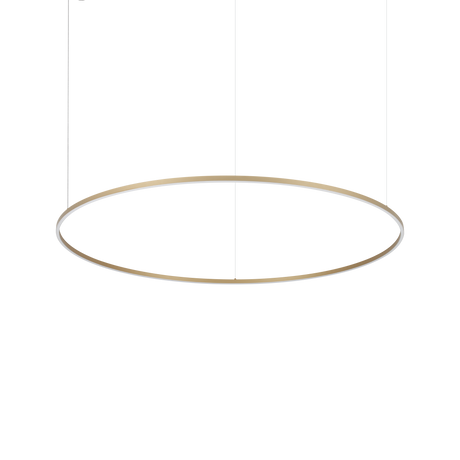 Lámpara colgante Ideal Lux Oracle Slim latón LED 81W Ø150cm 370569