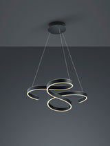 Trio Francis Anthracite Metal LED Pendant Lamp 371310142
