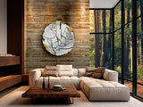 Schuller Fiorella Wall Sculpture Gold/Chrome 371643