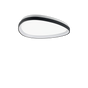 Plafón de techo Ideal Lux Gemini LED 30W 4000K Ø61cm negro — ref. 372075 (1)