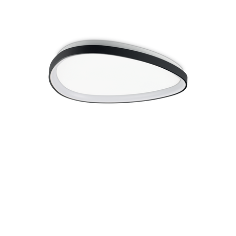 Plafón de techo Ideal Lux Gemini LED 30W 4000K Ø61cm negro — ref. 372075 (1)