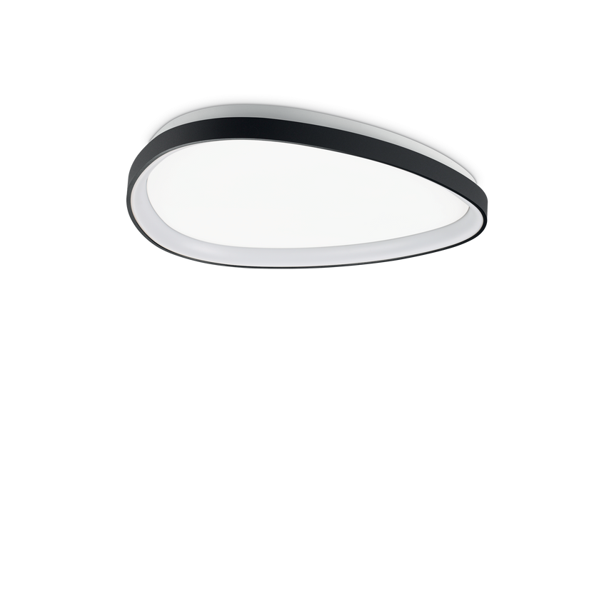 Plafón de techo Ideal Lux Gemini LED 30W 4000K Ø61cm negro — ref. 372075 (1)