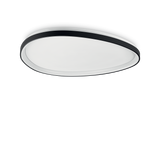 Plafón de techo Ideal Lux Gemini negro LED 42W Ø81cm 372105