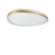 Plafón de techo Ideal Lux Gemini latón LED 42W Ø81cm 372112
