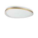 Plafón de techo Ideal Lux Gemini latón LED 42W Ø81cm 372112