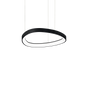 Lámpara colgante Ideal Lux Gemini negro LED 36W 4000K Ø42,5cm 372136