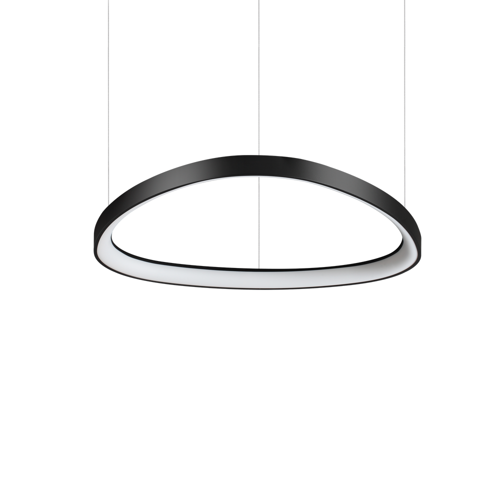 Lámpara colgante Ideal Lux Gemini negro LED 47W 4000K Ø61cm 372167