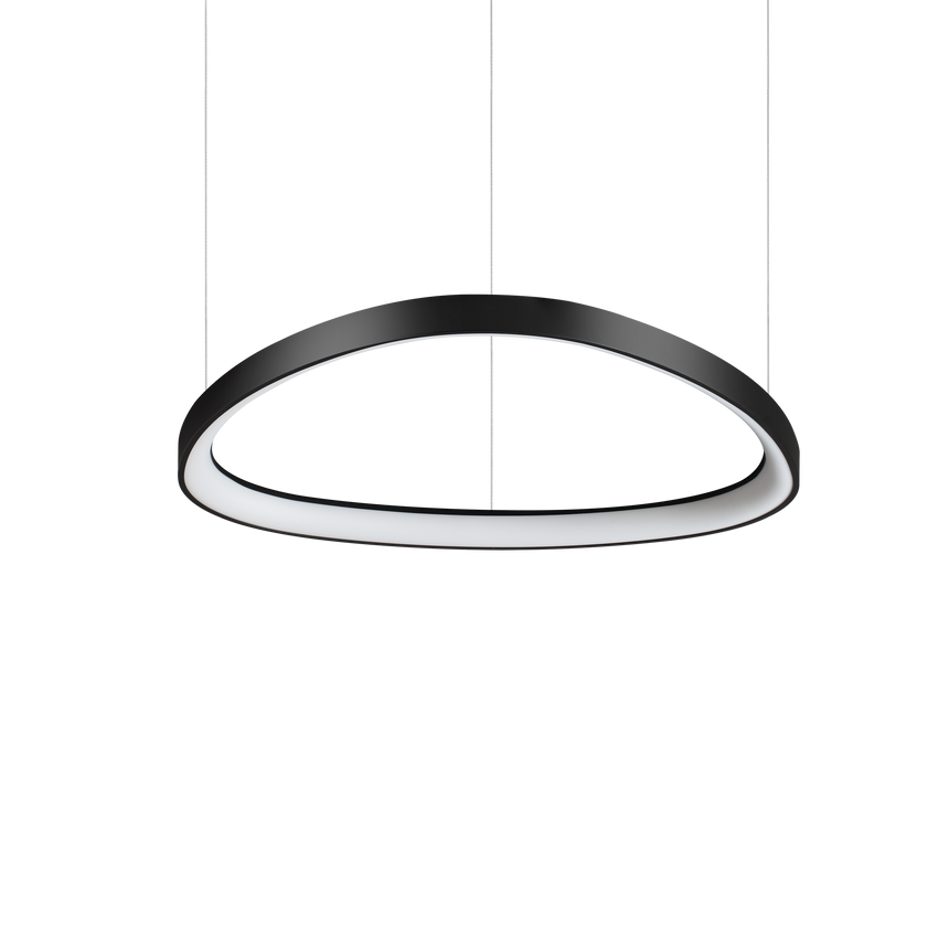 Lámpara colgante Ideal Lux Gemini negro LED 47W 4000K Ø61cm 372167