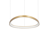 Lámpara colgante Ideal Lux Gemini latón LED 47W 4000K Ø61cm 372174