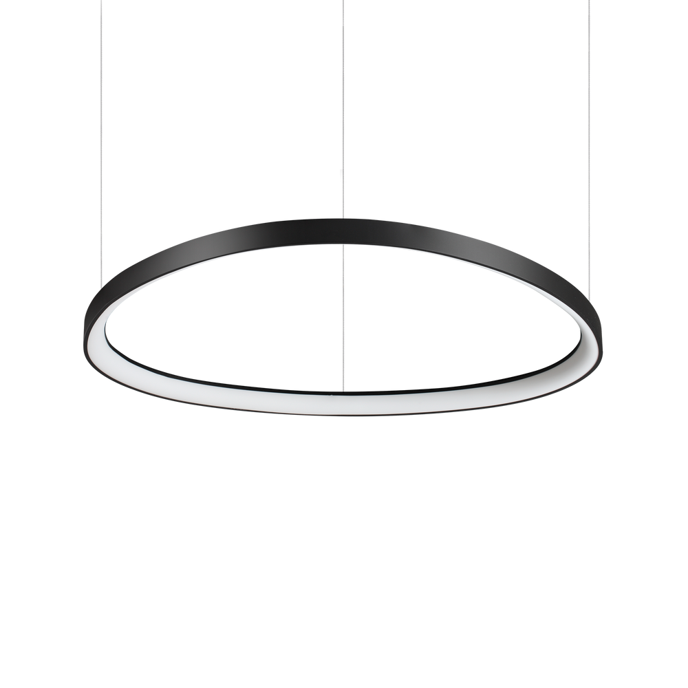 Lámpara colgante Ideal Lux Gemini negro LED 56W 4000K Ø81cm 372198