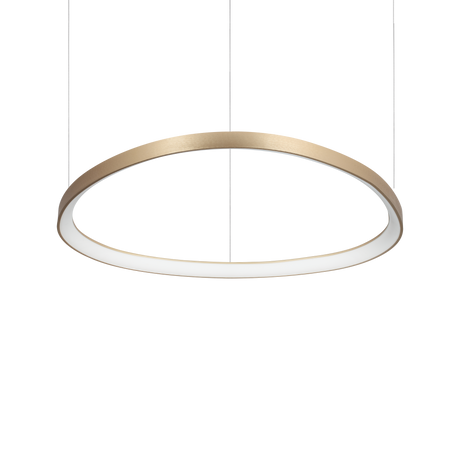 Lámpara colgante Ideal Lux Gemini latón LED 56W 4000K Ø81cm 372204