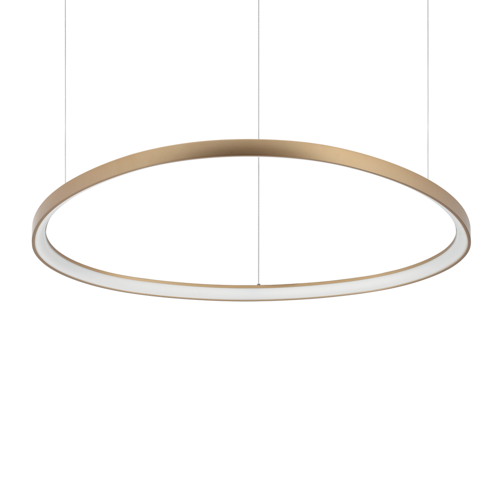 Lámpara colgante Ideal Lux Gemini latón LED 78W Ø105cm 372235
