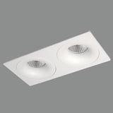 ACB Waka Empotrable 3725/20 Blanco Texturado, LED GU10 2x8W, CL.II P37252B