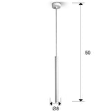 Schuller Varas Lámpara de techo colgante blanco 1L 373075