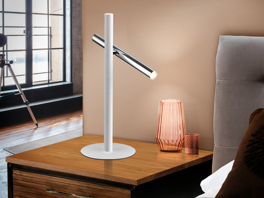 Lámpara de sobremesa Schuller Varas LED 2 luces cromo y - vista 3