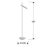 Schuller Varas Lámpara de pie oro y negro 2 luces 373685
