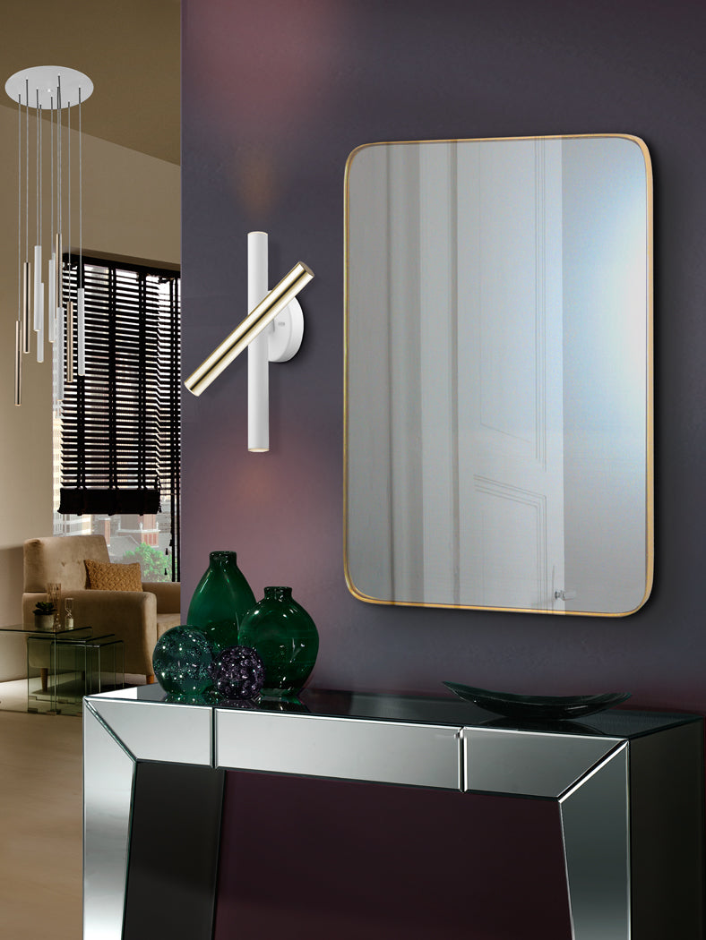 Schuller Aplique Varas oro/blanco 3L 373845