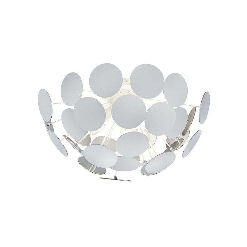 Trio Discalgo 609900331 Plafón Estera blanca