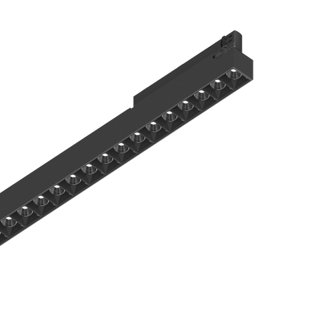 Foco de carril Ideal Lux Display negro LED 14W 4000K regulable Ø53,5cm 375281