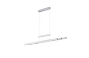 Lámpara de techo colgante Trio Trajan LED níquel mate CCT regulable táctil 150cm 375310507