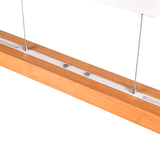 Lámpara de techo colgante Trio Trajan LED blanco mate táctil CCT 150cm 375390531