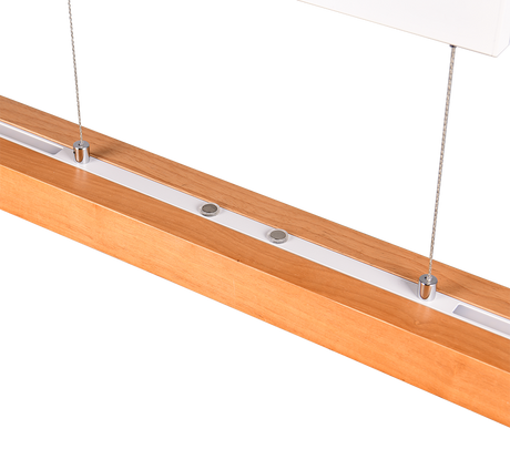 Lámpara de techo colgante Trio Trajan LED blanco mate táctil CCT 150cm 375390531