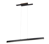 Trio Belfast Black Mat Metal LED Pendant Lamp 375510432